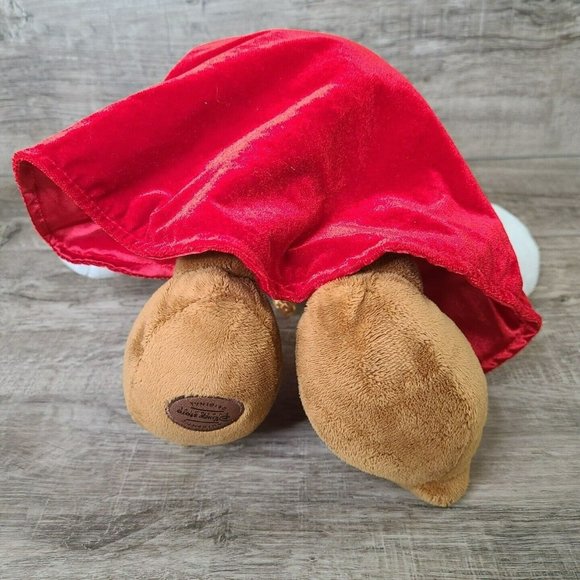 The Disney Store Sorcerer Mickey Mouse Plush Fantasia Blue Hat Red Cloak 22" Tal - Picture 7 of 11